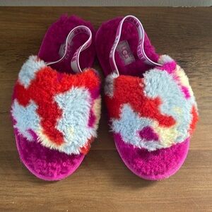 UGG TODDLER FLUFF YEAH SLIPPERS SIZE 12